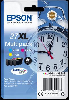 Epson Original T27XL 3-Colour Multipack Durabrite inks | Cartridge King 