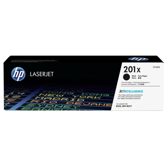 HP 201X High Yield Black Original LaserJet Toner Cartridge Page Yield 2800 CF400X HP