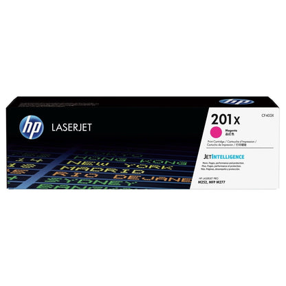 HP 201X High Yield Magenta Original LaserJet Toner Cartridge Page Yield 2300 CF403X HP