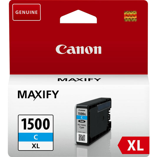 Canon PGI-1500XL Printer Ink Cartridge Cyan Canon