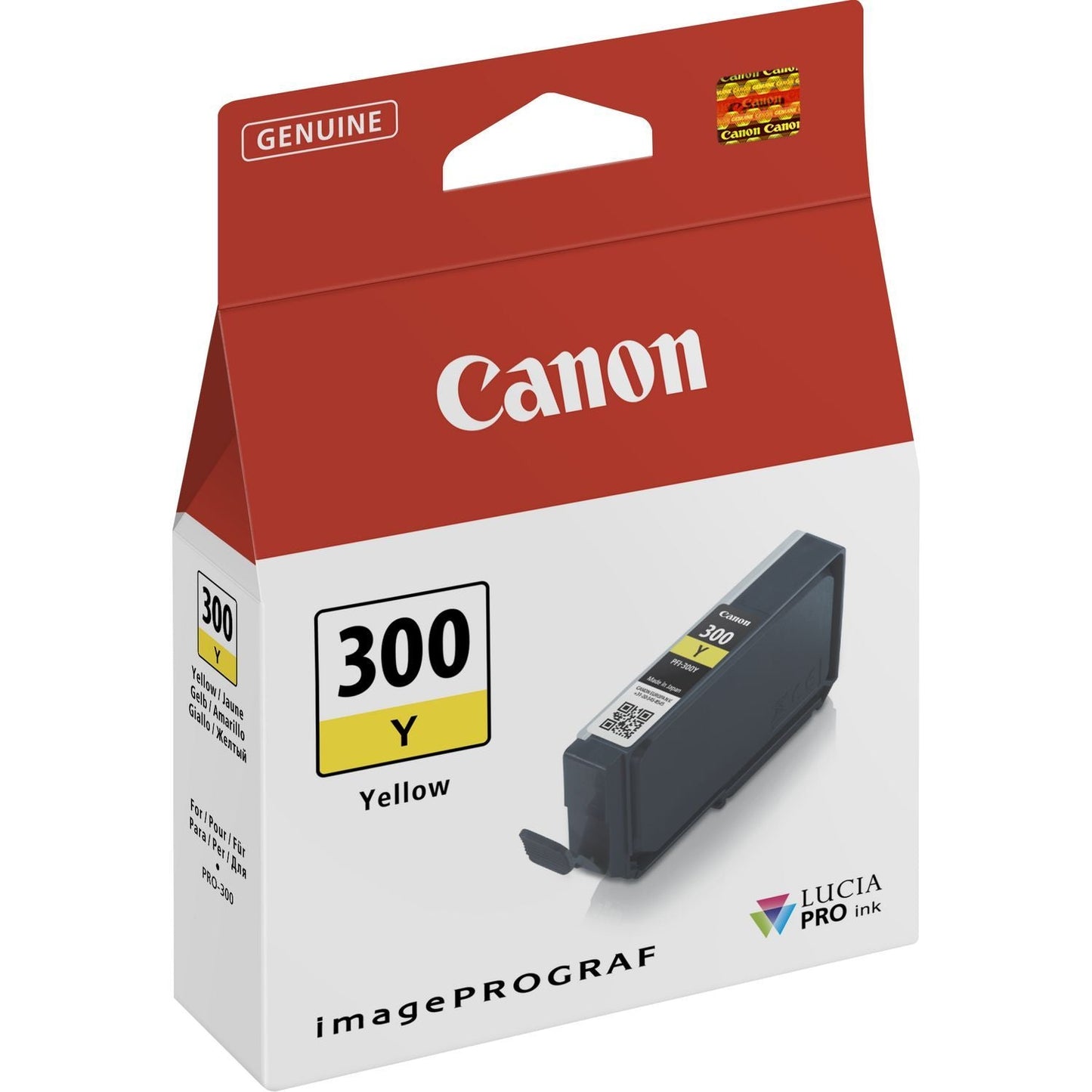 Canon PFI-300Y Yellow Printer Ink Cartridge Canon