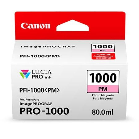 Canon PFI-1000PM Photo Magenta Printer Ink Cartridge Canon