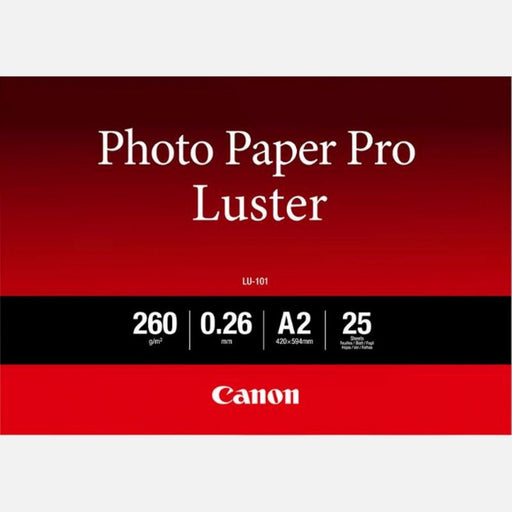 Canon LU-101 Luster Photo Paper Pro A2 - 25 Sheets | Cartridge King 